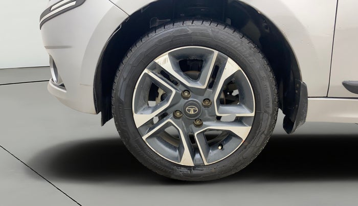 2018 Tata TIGOR XZA PETROL, Petrol, Automatic, 58,989 km, Left Front Wheel