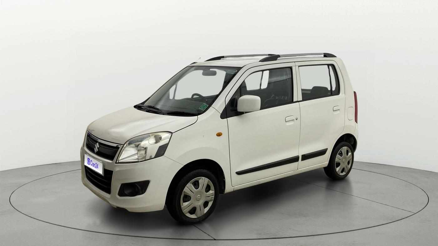 2018 Maruti Wagon R 1.0 VXI AMT, Petrol, Automatic, 42,084 km, Left Front Diagonal