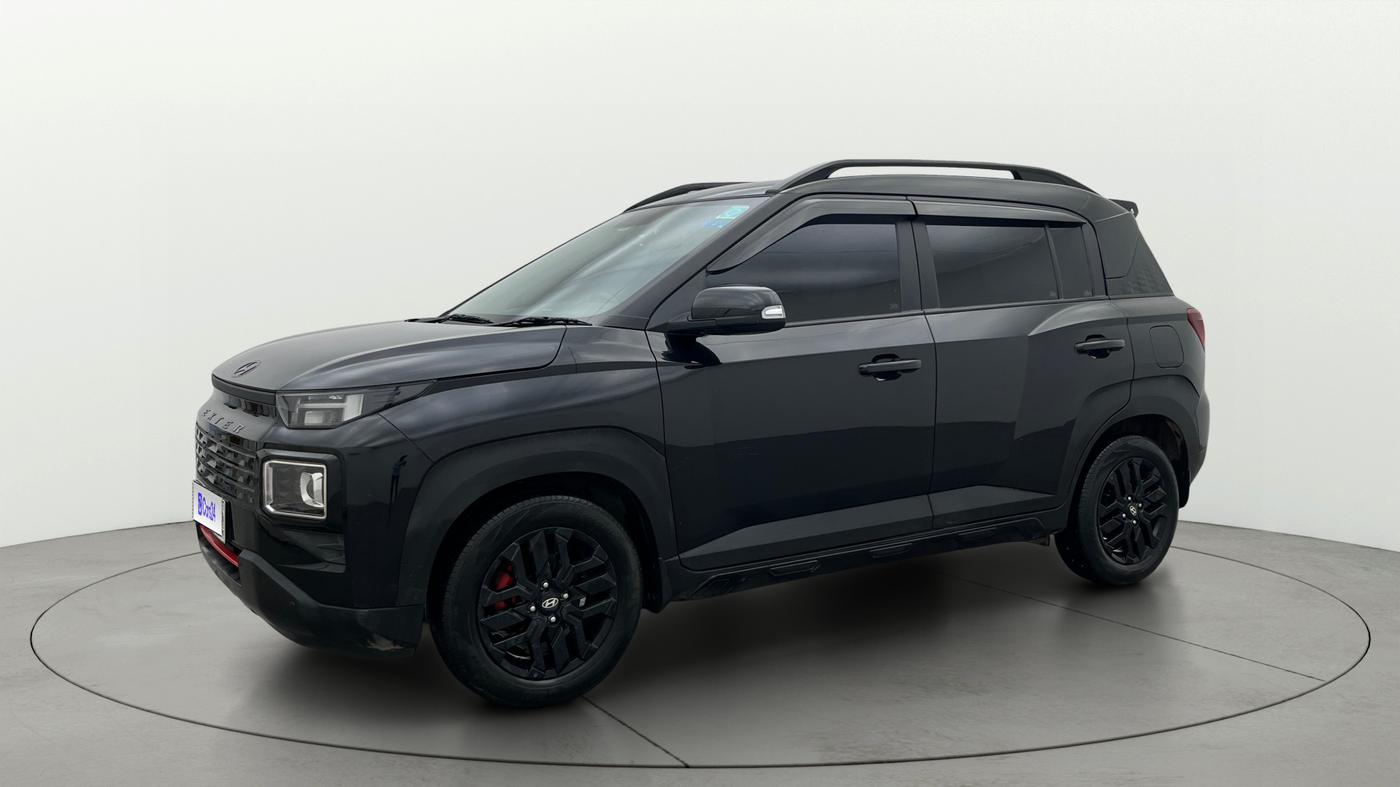 2024 Hyundai EXTER SX (O) Connect 1.2 MT Knight Edition Dual Tone, Petrol, Manual, 12,714 km, Left Front Diagonal
