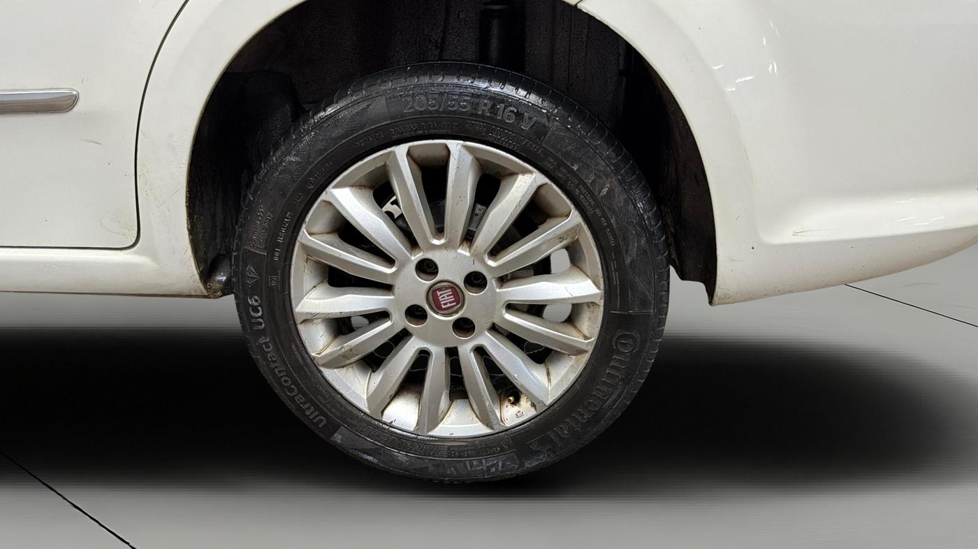 2019 Fiat Linea EMOTION 1.4 L T JET 125S, Petrol, Manual, 1,07,490 km, Left Rear Wheel