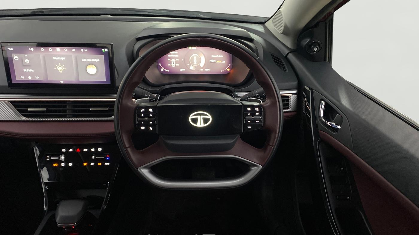 2025 Tata Curvv Accomplished S 1.2 Petrol 7DCA, Petrol, Automatic, 4,303 km, Steering Wheel Close Up