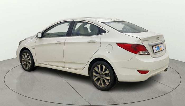 2014 Hyundai Verna FLUIDIC 1.6 CRDI SX AT, Diesel, Automatic, 68,737 km, Left Back Diagonal