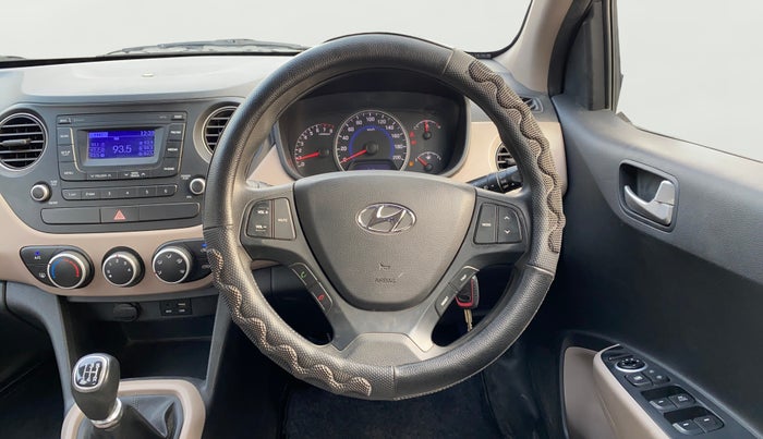 2016 Hyundai Grand i10 SPORTZ 1.2 KAPPA VTVT, Petrol, Manual, 96,930 km, Steering Wheel Close Up