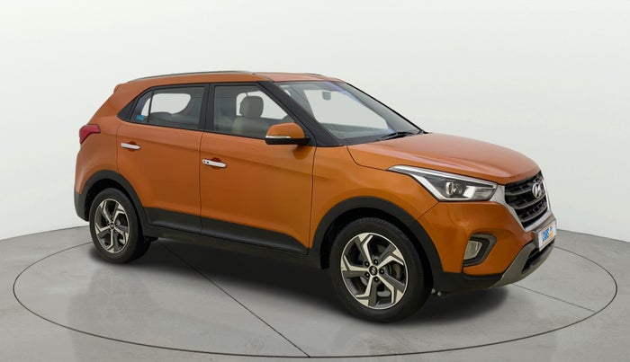 2018 Hyundai Creta SX AT 1.6 PETROL, Petrol, Automatic, 43,113 km, Right Front Diagonal