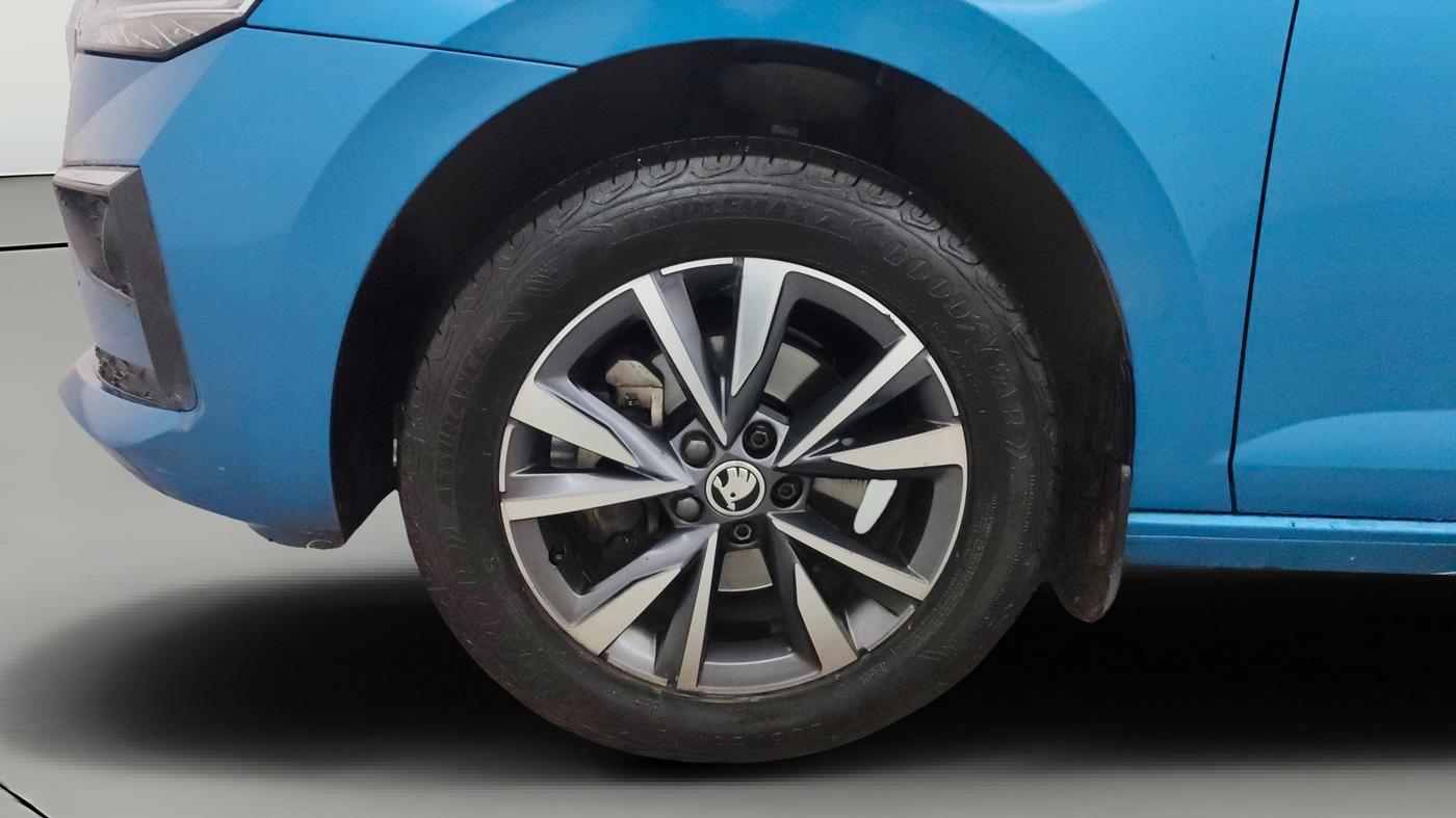 2023 Skoda SLAVIA STYLE 1.0L TSI AT, Petrol, Automatic, 27,545 km, Left Front Wheel