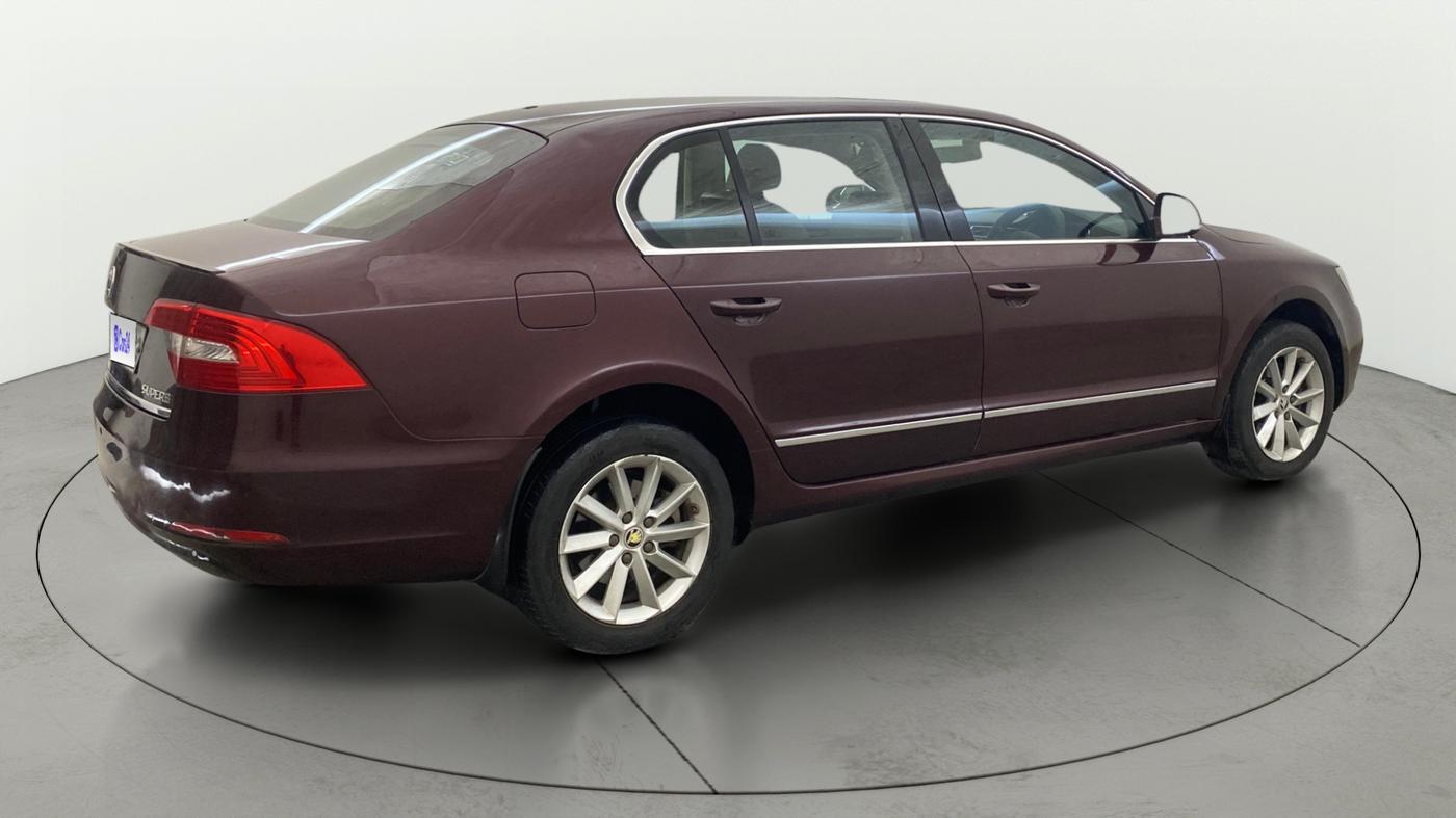 2014 Skoda Superb ELEGANCE 1.8 TSI AT, Petrol, Automatic, 76,935 km, Right Back Diagonal