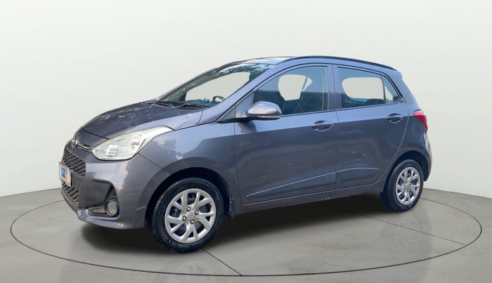 2017 Hyundai Grand i10 SPORTZ (O) 1.2 KAPPA VTVT, Petrol, Manual, 35,629 km, Left Front Diagonal