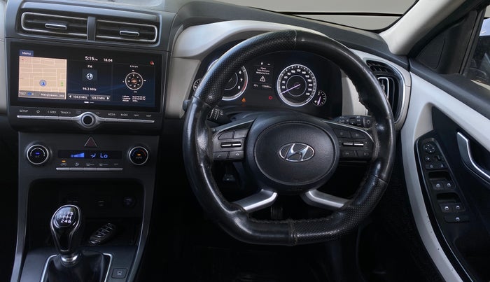 2020 Hyundai Creta SX 1.5 PETROL, Petrol, Manual, 1,18,679 km, Steering Wheel Close Up