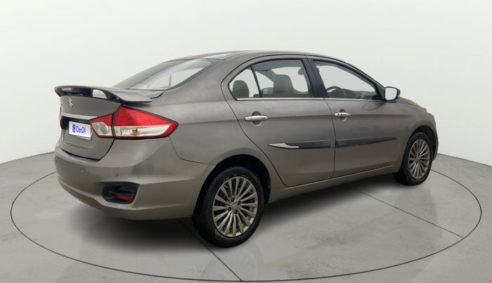 2017 Maruti Ciaz ALPHA  AT 1.4  PETROL, Petrol, Automatic, 1,24,625 km, Right Back Diagonal