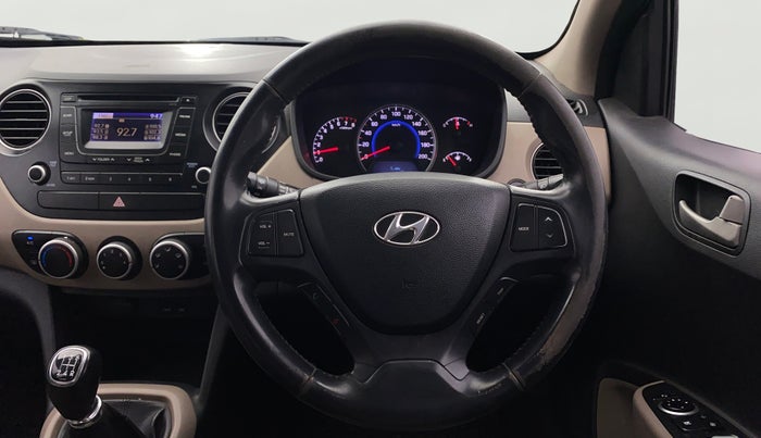2014 Hyundai Grand i10 ASTA 1.2 KAPPA VTVT, Petrol, Manual, 1,14,993 km, Steering Wheel Close Up