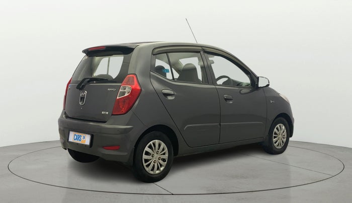 2013 Hyundai i10 SPORTZ 1.2, Petrol, Manual, 1,15,452 km, Right Back Diagonal