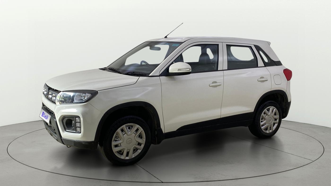 2021 Maruti Vitara Brezza LXI, Petrol, Manual, 28,567 km, Left Front Diagonal