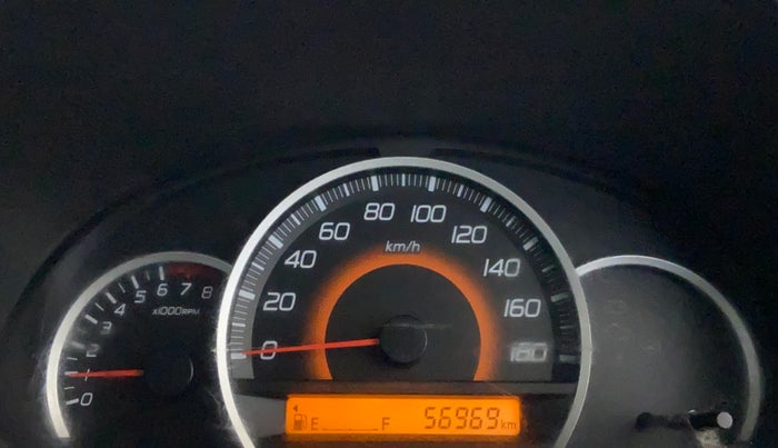 2014 Maruti Wagon R 1.0 VXI, Petrol, Manual, 56,916 km, Odometer Image