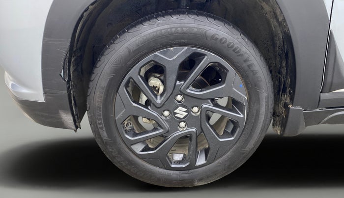 2024 Maruti FRONX DELTA PLUS 1.2L AGS, Petrol, Automatic, 19,672 km, Left Front Wheel