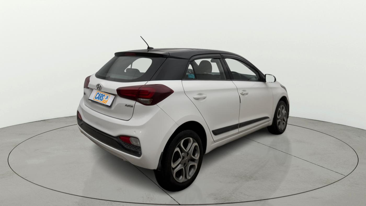 2018 Hyundai Elite i20 ASTA 1.2 DUAL TONE, Petrol, Manual, 75,197 km, Right Back Diagonal