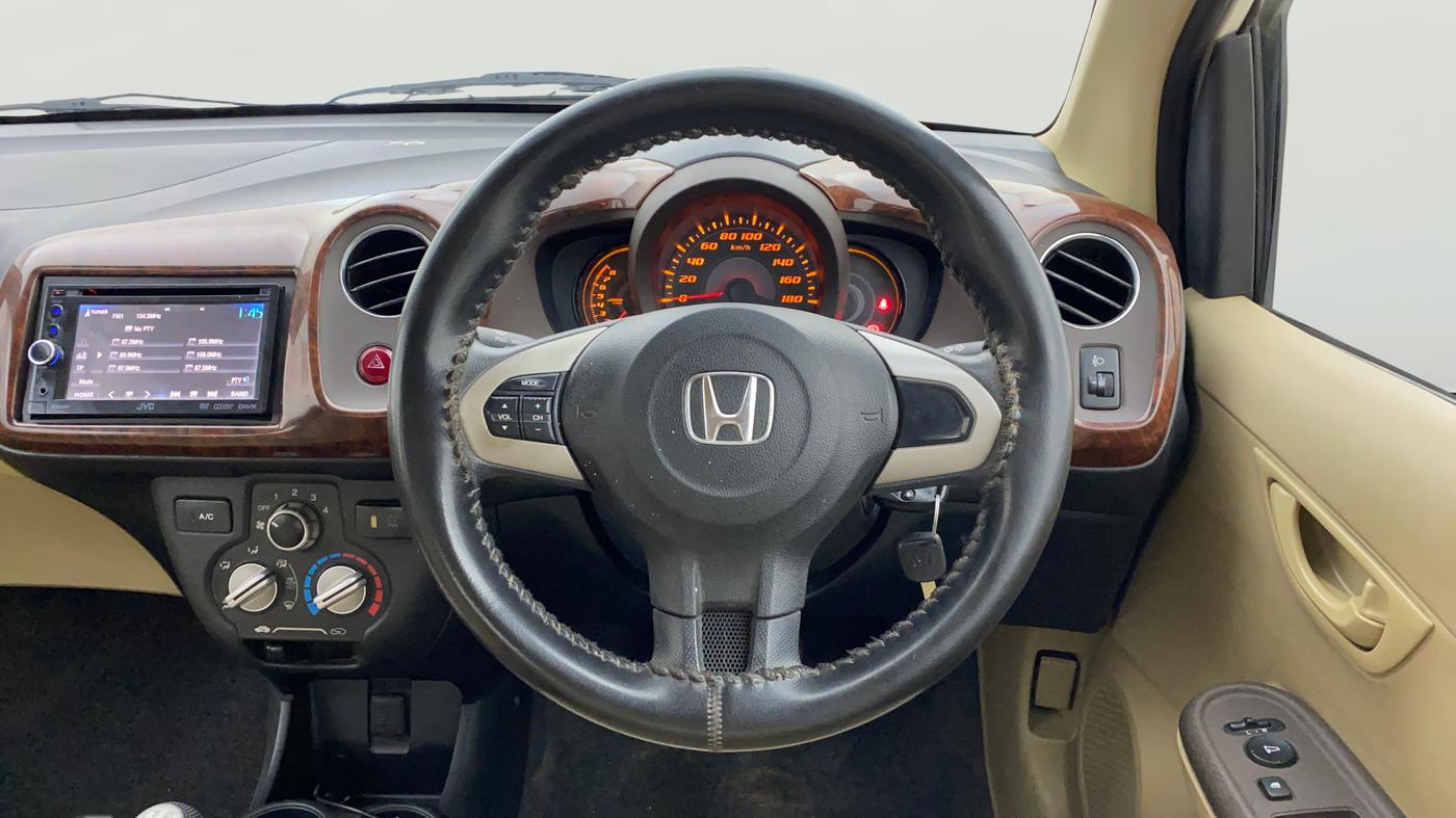 2013 Honda Amaze 1.2L I-VTEC S, Petrol, Manual, 46,323 km, Steering Wheel Close Up