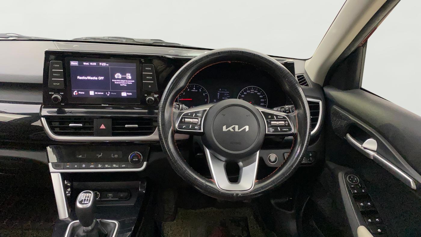 2022 KIA SELTOS HTK PLUS 1.5 IMT, Petrol, Manual, 94,252 km, Steering Wheel Close Up
