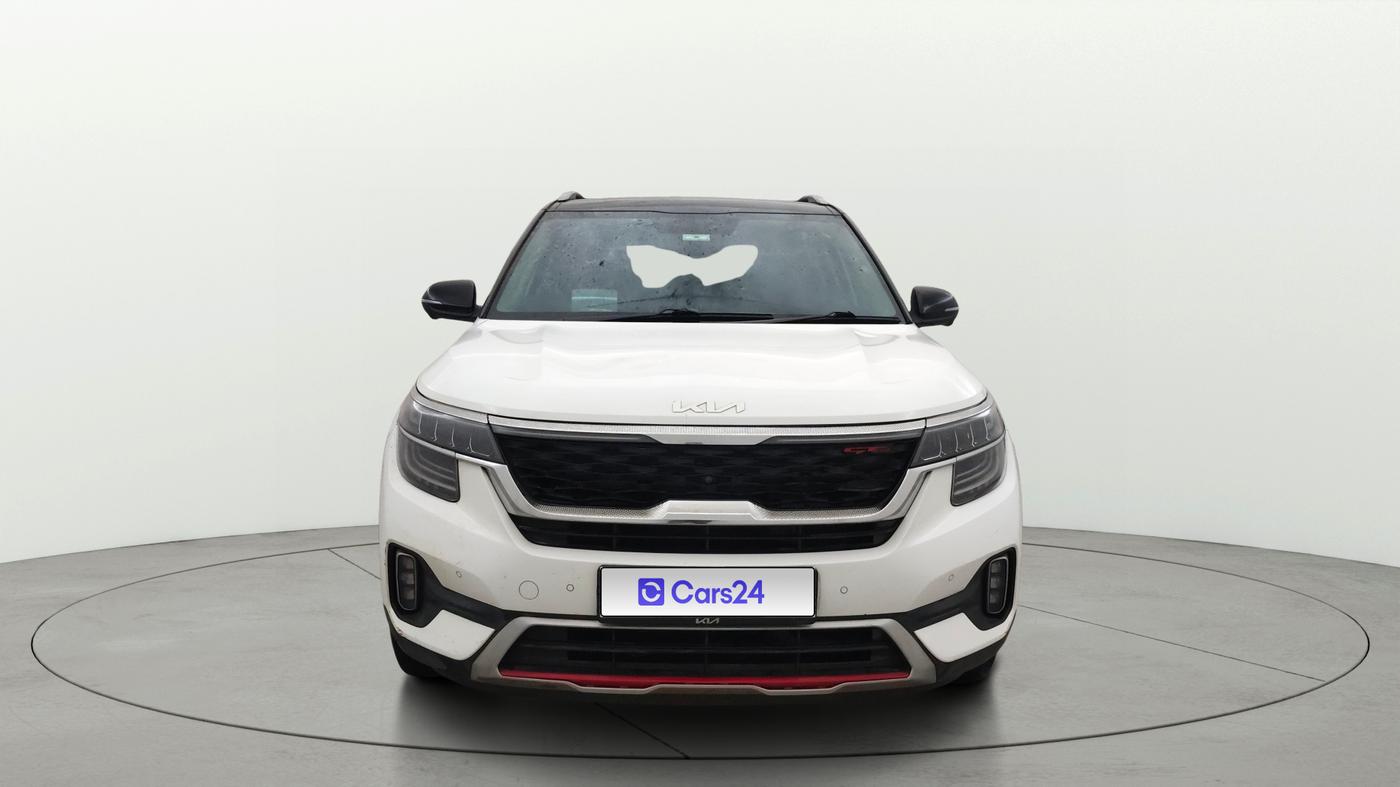 2021 KIA SELTOS GTX PLUS 1.5 DIESEL AT DUAL TONE, Diesel, Automatic, 1,18,560 km, Front