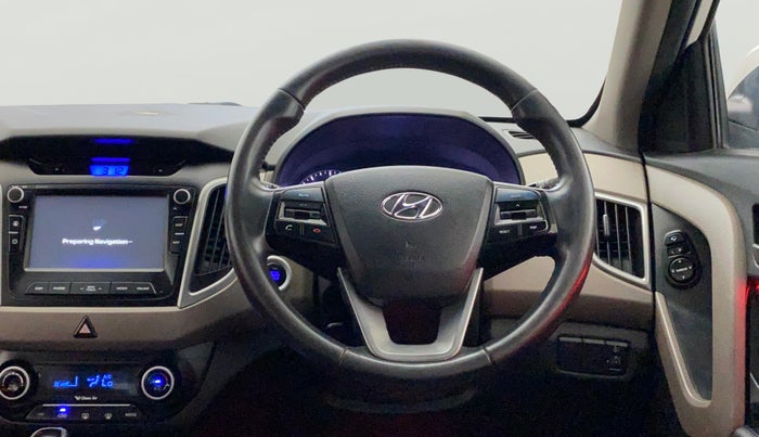 2017 Hyundai Creta SX PLUS AT 1.6 PETROL, Petrol, Automatic, 50,715 km, Steering Wheel Close Up