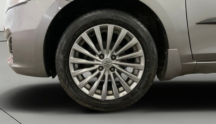 2017 Maruti Ciaz ALPHA 1.4 PETROL, Petrol, Manual, 55,946 km, Left Front Wheel
