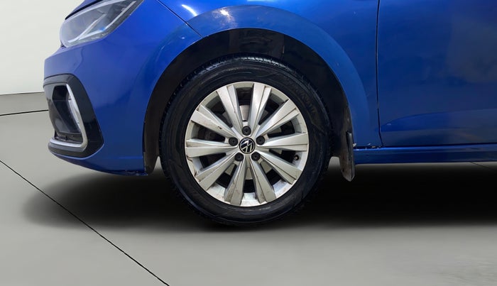 2022 Volkswagen VIRTUS HIGHLINE TSI 1.0 MT, Petrol, Manual, 59,237 km, Left Front Wheel