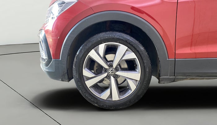 2021 Volkswagen TAIGUN TOPLINE 1.0 TSI MT, Petrol, Manual, 33,323 km, Left Front Wheel