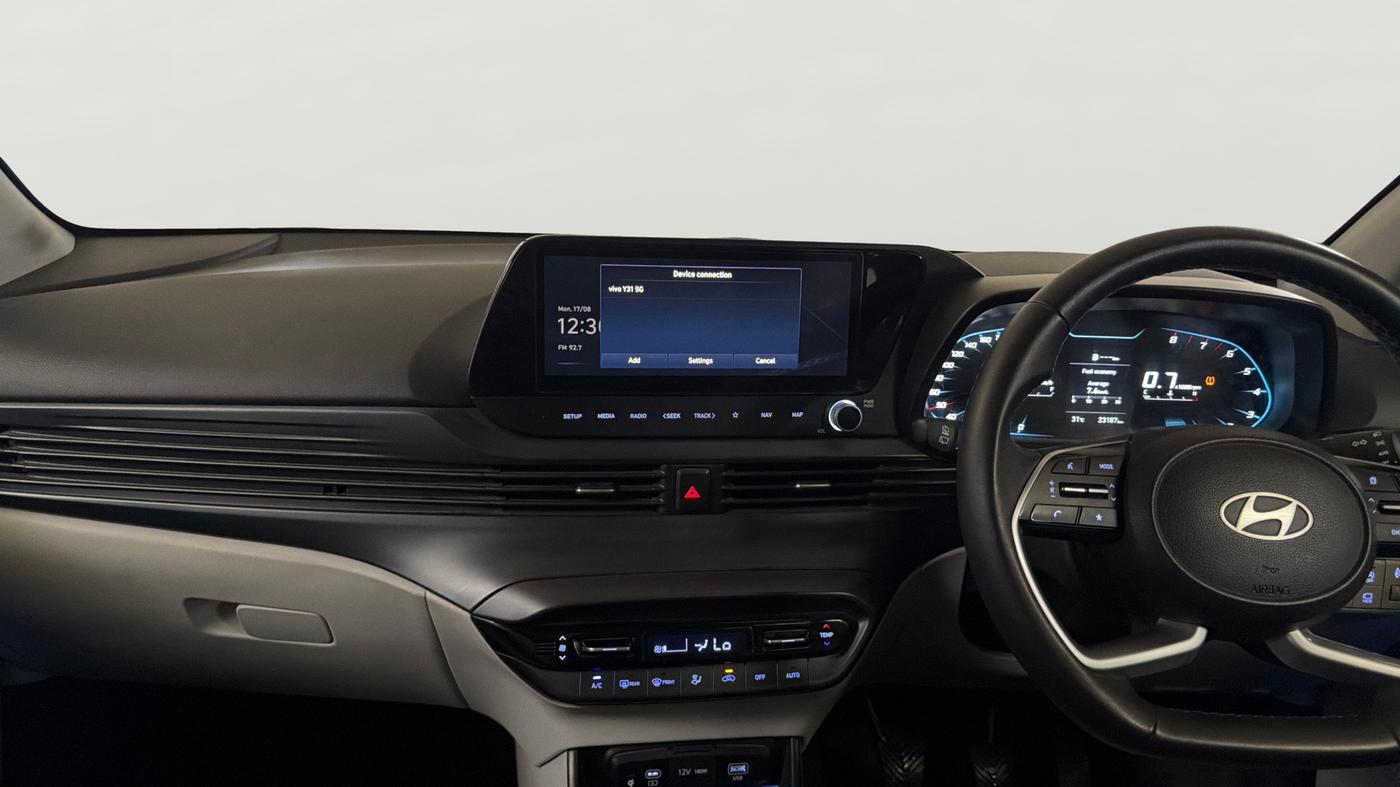 2023 Hyundai NEW I20 ASTA (O) 1.2 MT, Petrol, Manual, 23,176 km, Air Conditioner