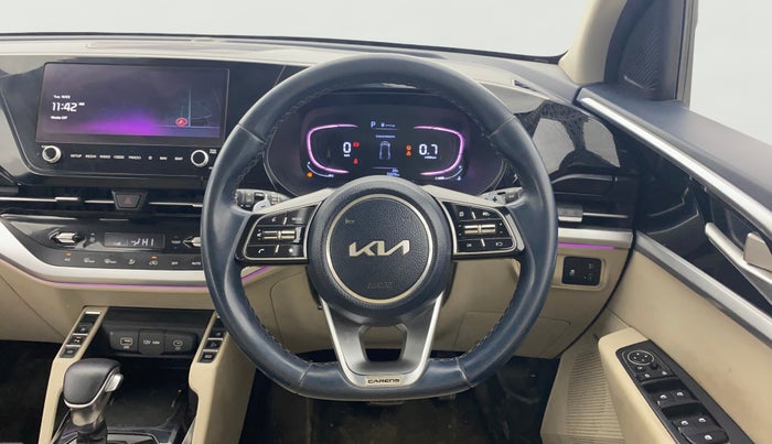 2022 KIA CARENS LUXURY PLUS 1.5 DIESEL AT 6 STR, Diesel, Automatic, 72,078 km, Steering Wheel Close Up