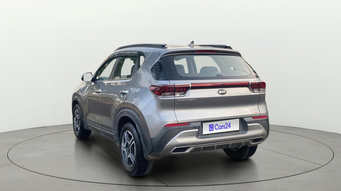 2020 KIA SONET HTX 1.0 IMT, Petrol, Manual, 1,41,797 km, Left Back Diagonal