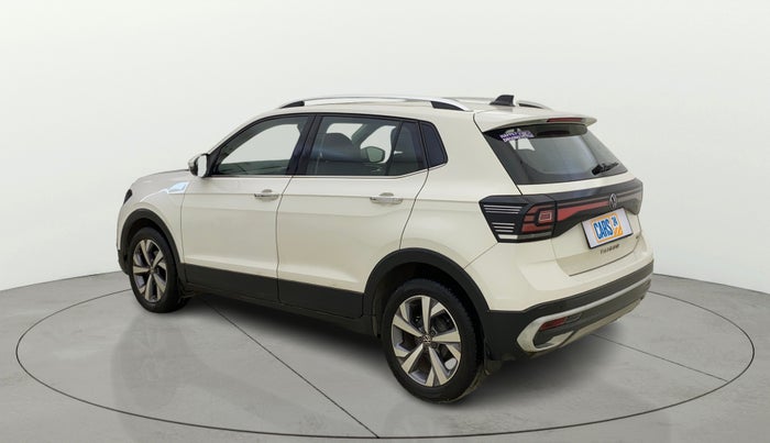 2022 Volkswagen TAIGUN TOPLINE 1.0 TSI AT, Petrol, Automatic, 55,400 km, Left Back Diagonal