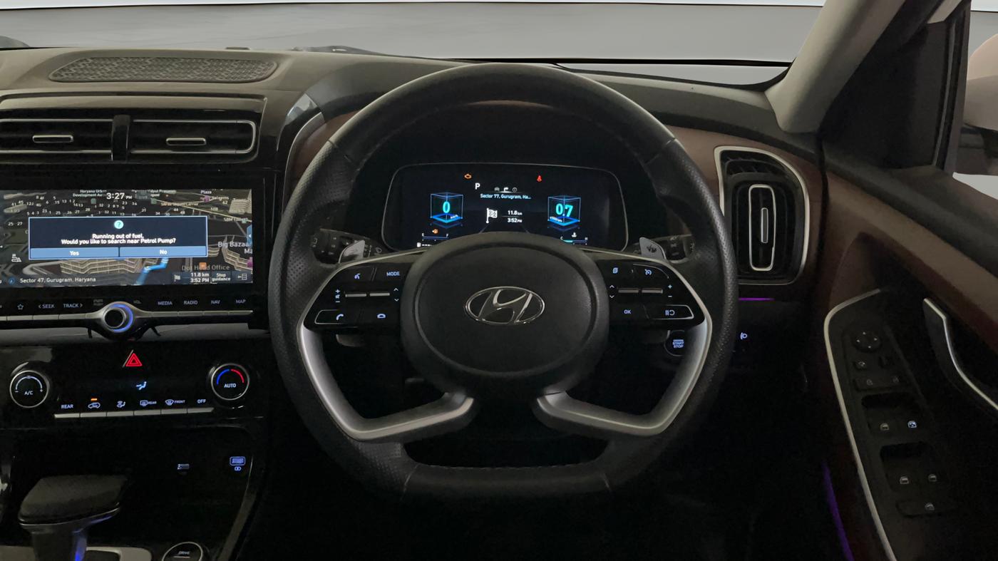 2021 Hyundai ALCAZAR 1.5 SIGNATURE (O) AT 6STR, Diesel, Automatic, 74,760 km, Steering Wheel Close Up