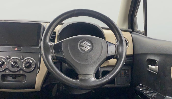 2017 Maruti Wagon R 1.0 VXI, Petrol, Manual, 66,046 km, Steering Wheel Close Up