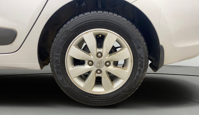 2014 Hyundai Xcent S (O) 1.2, Petrol, Manual, 72,476 km, Left Rear Wheel