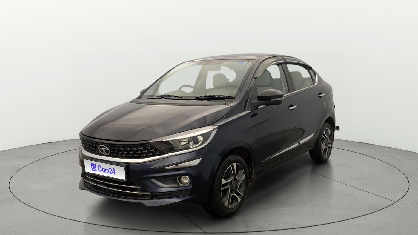 2021 Tata TIGOR XZ PLUS PETROL, Petrol, Manual, 76,396 km, Left Front Diagonal