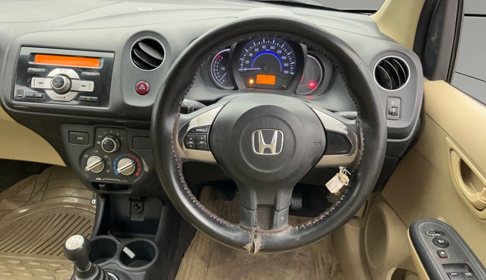 2016 Honda Amaze 1.2L I-VTEC S, Petrol, Manual, 53,646 km, Steering Wheel Close Up