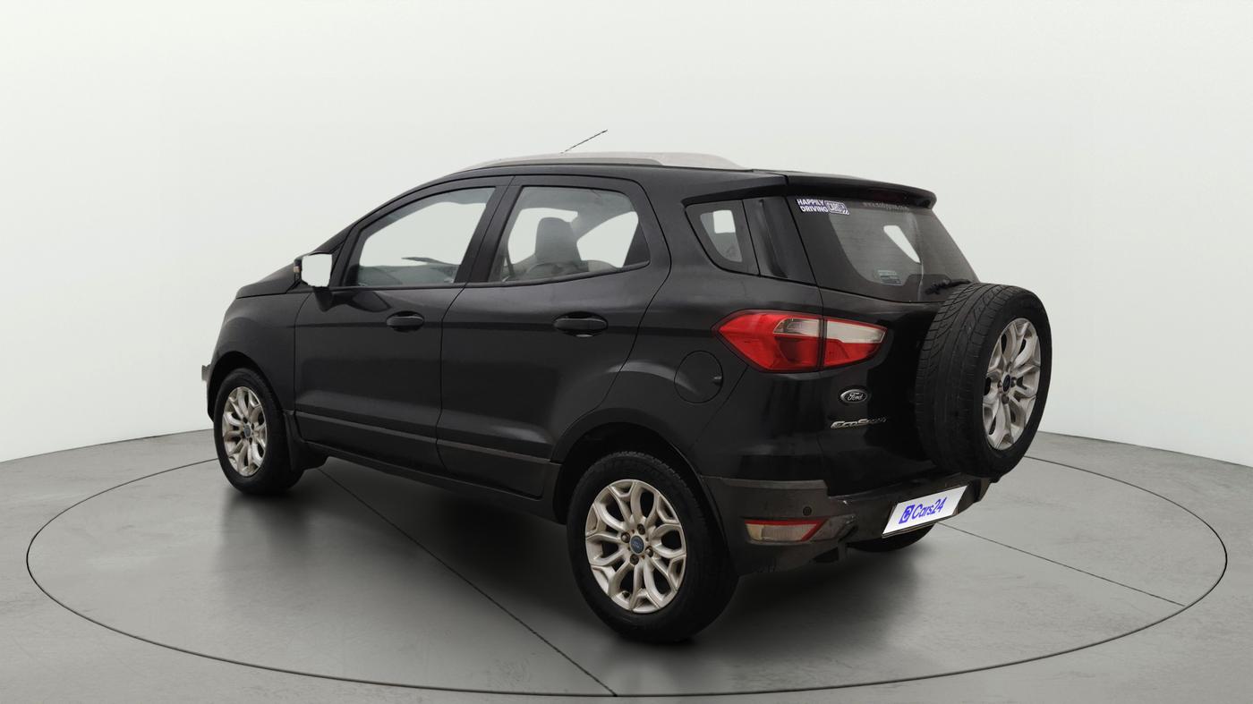 2013 Ford Ecosport TITANIUM 1.5L DIESEL, Diesel, Manual, 1,37,785 km, Left Back Diagonal