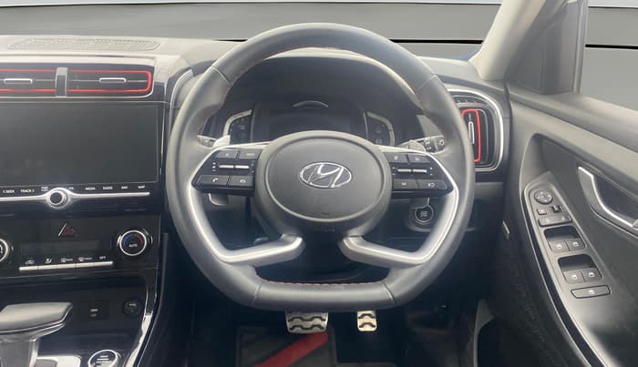 2023 Hyundai Creta SX (O) 1.4 TURBO DCT, Petrol, Automatic, 26,136 km, Steering Wheel Close Up