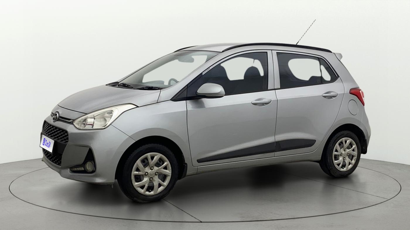 2019 Hyundai Grand i10 SPORTZ 1.2 KAPPA VTVT, Petrol, Manual, 67,982 km, Left Front Diagonal
