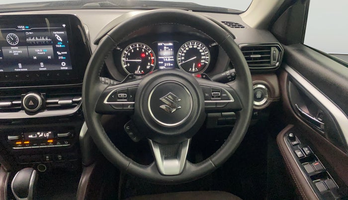 2022 Maruti Grand Vitara ALPHA SMART HYBRID AT, Petrol, Automatic, 52,705 km, Steering Wheel Close Up