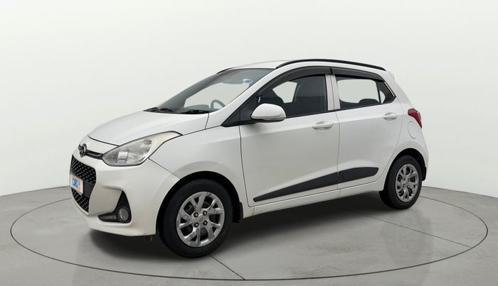 2017 Hyundai Grand i10 SPORTZ 1.2 KAPPA VTVT, Petrol, Manual, 83,853 km, Left Front Diagonal
