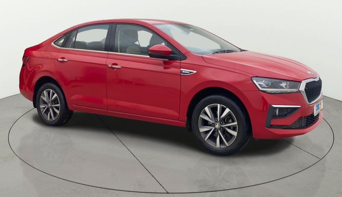 2023 Skoda SLAVIA STYLE 1.0L TSI AT, Petrol, Automatic, 17,580 km, Right Front Diagonal