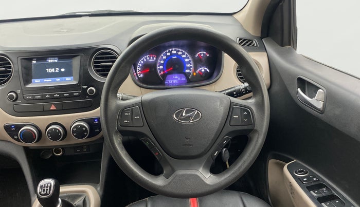 2017 Hyundai Grand i10 SPORTZ 1.2 KAPPA VTVT, Petrol, Manual, 69,724 km, Steering Wheel Close Up