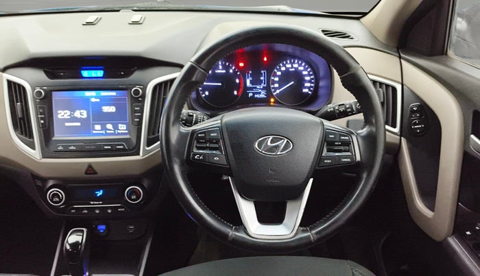 2018 Hyundai Creta SX AT 1.6 DIESEL, Diesel, Automatic, 1,45,370 km, Steering Wheel Close Up