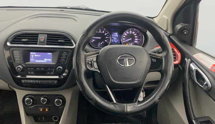 2018 Tata Tiago XZA PETROL, Petrol, Automatic, 50,382 km, Steering Wheel Close Up
