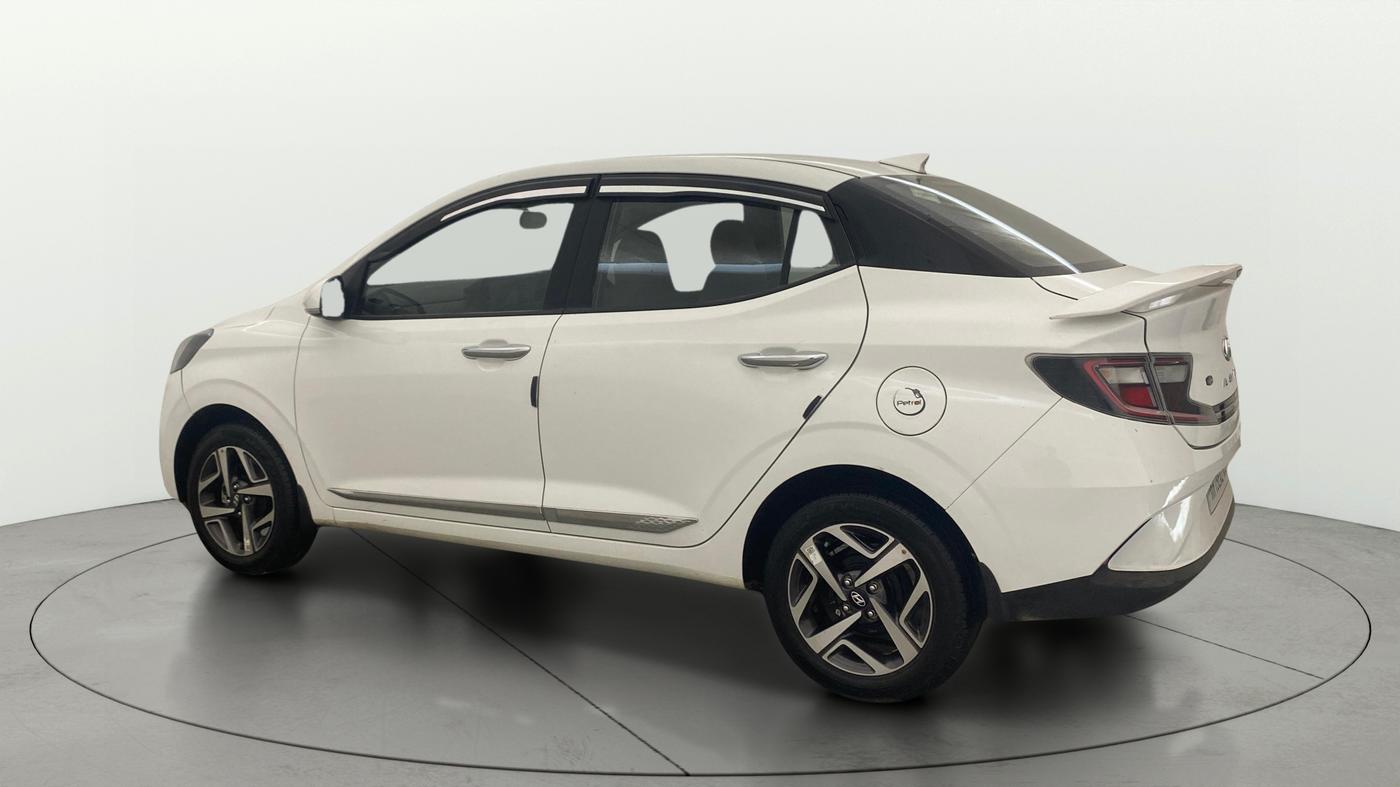 2022 Hyundai AURA SX 1.2 CNG, CNG, Manual, 9,680 km, Left Back Diagonal