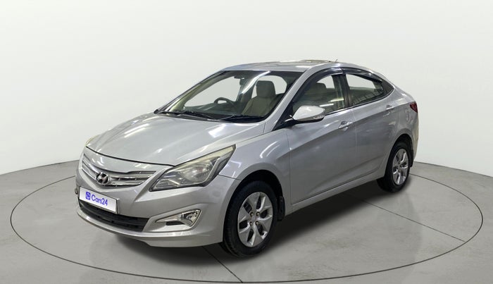 2016 Hyundai Verna 1.4 VTVT, Petrol, Manual, 1,23,771 km, Left Front Diagonal