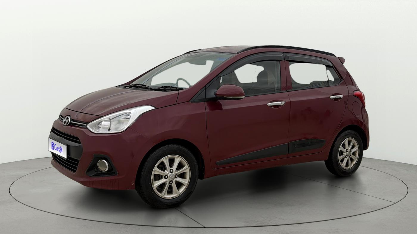 2016 Hyundai Grand i10 ASTA AT 1.2 KAPPA VTVT, Petrol, Automatic, 93,379 km, Left Front Diagonal