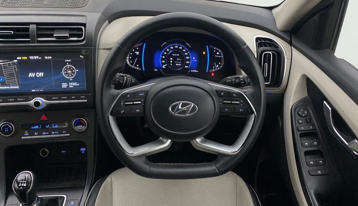 2020 Hyundai Creta SX (O) 1.5 DIESEL, Diesel, Manual, 67,395 km, Steering Wheel Close Up