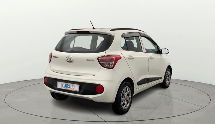 2018 Hyundai Grand i10 SPORTZ 1.2 KAPPA VTVT, Petrol, Manual, 77,374 km, Right Back Diagonal