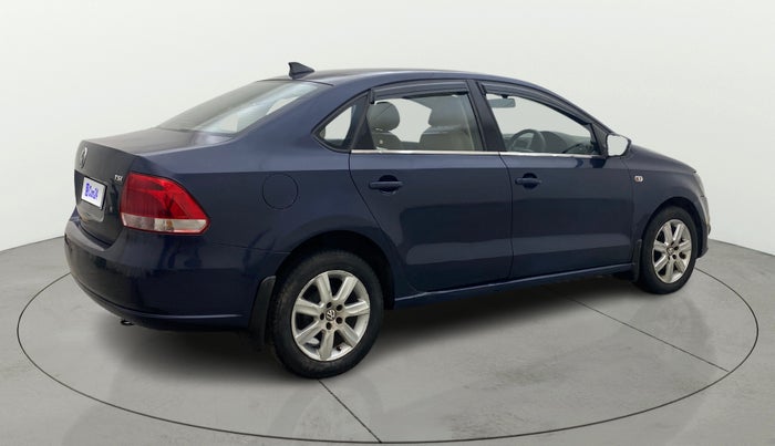 2014 Volkswagen Vento COMFORTLINE TSI AT PETROL, Petrol, Automatic, 87,261 km, Right Back Diagonal
